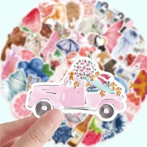 Aquarelle style Sticker set (pack of 20)